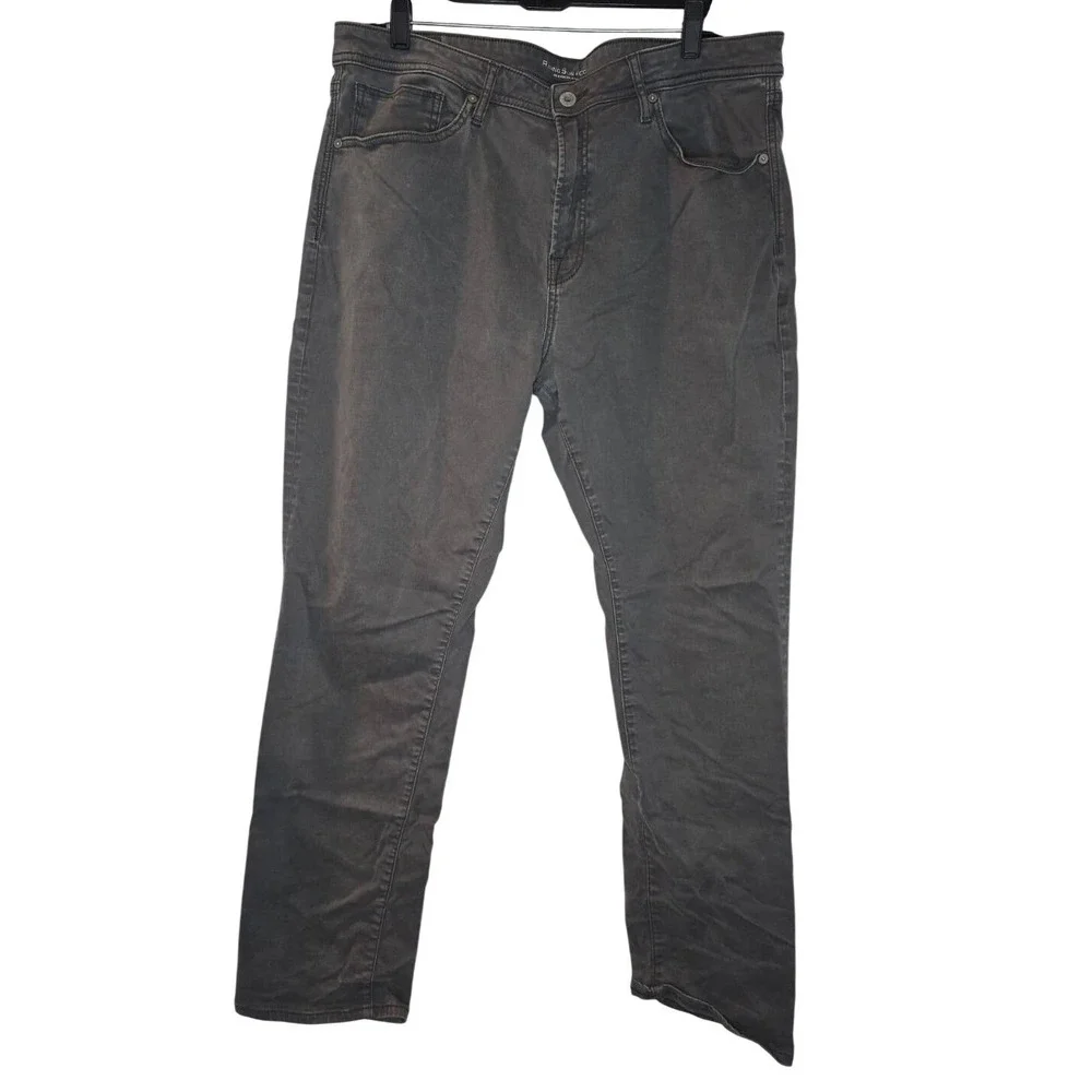 Rising‎ Sun & Co Los Angeles Mens Charcoal Gray Straight Leg Pants 40x32